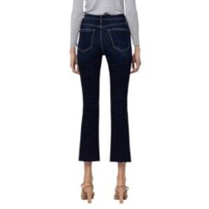 Flying Monkey High Rise Crop Kick Flare Jeans 26